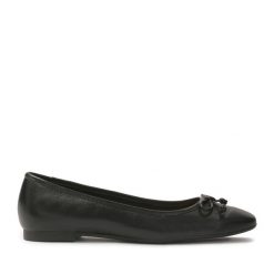 Baleriny Kazar. Czarne baleriny Kazar, bez wzorów, bez obcasa, bez zapięcia. Za 299.00 zł.