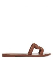 Melissa Klapki Melissa M Slide Ad M 36148 Brązowy. Brązowe klapki Melissa, bez wzorów, z tworzywa sztucznego, bez obcasa, bez zapięcia. Za 179.99 zł.