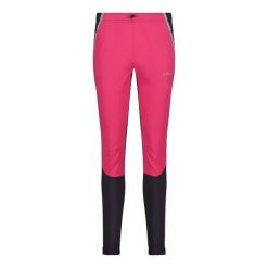 Spodnie narciarskie dla kobiet CMP. Fioletowe spodnie narciarskie CMP, bez wzorów, narciarskie. Za 342.00 zł.