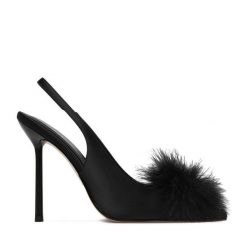 Szpilki Eva Minge. Czarne szpilki Eva Minge, bez wzorów, bez obcasa, na szpilce, bez zapięcia. Za 479.99 zł.