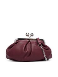 Weekend Max Mara Torebka Prati 2625516114600 Brązowy. Brązowe kopertówki Weekend Max Mara, bez wzorów, ze skóry, wizytowe, bez dodatków. Za 1,339.00 zł.