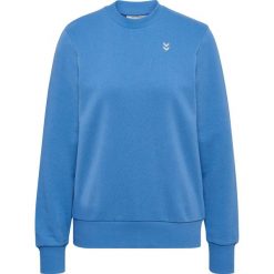Damska bluza z okrągłym dekoltem Hummel Pulse. Niebieskie bluzy bez kaptura Hummel, bez wzorów, bez kaptura. Za 181.00 zł.