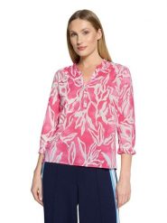 CARTOON Bluzka w kolorze różowo-kremowym rozmiar: 46. Różowe bluzki Cartoon, bez wzorów, bez kołnierzyka, bez ramiączek. Za 126.99 zł.