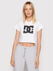 DC Shoes T-Shirt Star ADJZT03035 Biały Regular Fit. Białe t-shirty DC Shoes, l, bez wzorów, z bawełny, retro, bez kołnierzyka, bez ramiączek. Za 69.99 zł.