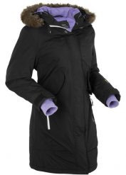 Płaszcz funkcyjny outdoorowy, nieprzemakalny. Czarne płaszcze bonprix, s, bez wzorów, bez kaptura. Za 339.99 zł.