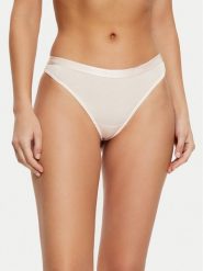 BOSS Stringi 50502752 Różowy. Czerwone stringi Boss, bez wzorów, z wiskozy. Za 79.99 zł.