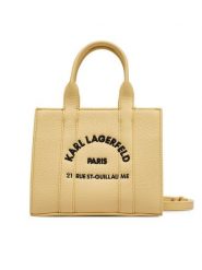 KARL LAGERFELD Torebka B1W30042 Żółty. Żółte torebki klasyczne KARL LAGERFELD, bez wzorów, ze skóry, bez dodatków. Za 649.99 zł.