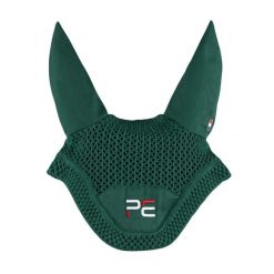 Krótka czapka dla konia Premier Equine Sport. Zielone czapki z daszkiem PREMIER EQUINE, bez wzorów, eleganckie. Za 223.50 zł.