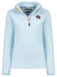Geographical Norway Bluza polarowa "Tugim" w kolorze błękitnym rozmiar: L. Niebieskie bluzy bez kaptura Geographical Norway, l, bez wzorów, z polaru, bez kaptura. Za 83.62 zł.