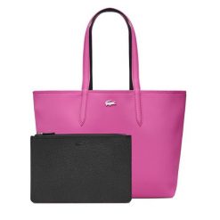 Torebka Lacoste. Czarne torebki klasyczne Lacoste, bez wzorów, klasyczne, bez dodatków. Za 459.99 zł.