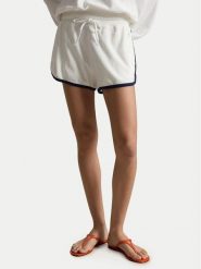 Polo Ralph Lauren Szorty sportowe 211A12956003 Biały Relaxed Fit. Białe szorty sportowe Polo Ralph Lauren, bez wzorów, z bawełny. Za 599.99 zł.