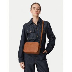 Torebka Liu Jo. Brązowe listonoszki Liu Jo, bez wzorów, bez dodatków. Za 469.99 zł.