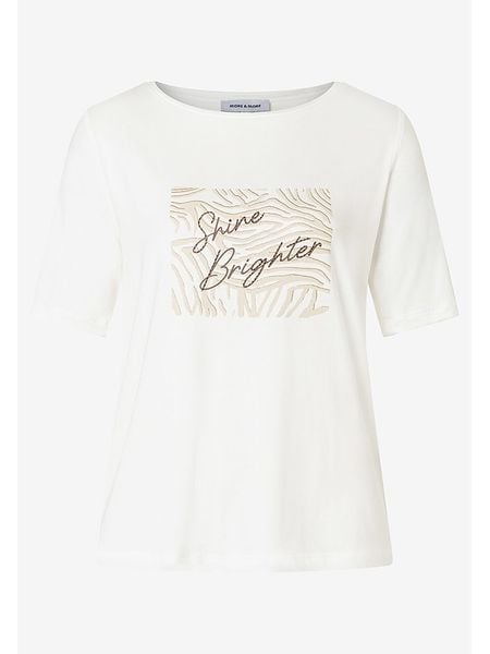 More & More Top w kolorze białym rozmiar: 34. Białe topy More & More, bez wzorów, bez kołnierzyka, bez ramiączek. Za 83.03 zł.