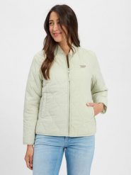 Tommy Jeans kurtka pikowana Kobiety zielony, S. Zielone kurtki Tommy Jeans, s, bez wzorów, z jeansu, sportowe, bez kaptura. Za 449.95 zł.
