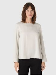 Les Lunes Bluzka "Margaa" w kolorze beżowym rozmiar: L. Brązowe bluzki Les Lunes, l, bez wzorów, z wiskozy, bez kołnierzyka, bez ramiączek. Za 152.99 zł.