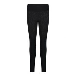 Legginsy damskie z poliestru CMP. Czarne legginsy CMP, bez wzorów, z materiału, sportowe. Za 244.00 zł.