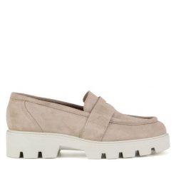 Mokasyny Badura. Brązowe mokasyny Badura, bez wzorów. Za 279.99 zł.