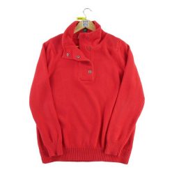 Damski czerwony sweter. Czerwone swetry Ralph Lauren, s, bez wzorów, eleganckie, bez ramiączek. Za 89.42 zł.