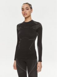 Brubeck Bielizna termoaktywna górna LS1569W Czarny Slim Fit. Czarna bielizna termoaktywna damska Brubeck, bez wzorów, z syntetyku, bez ramiączek, narciarskie. Za 99.99 zł.