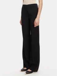 Marella Spodnie palazzo Pascia 2523136053 Czarny Wide Leg. Czarne spodnie materiałowe Marella, bez wzorów, z materiału. Za 599.99 zł.