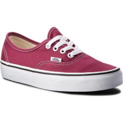 Tenisówki VANS - Authentic VN0A38EMU64 Dry Rose/True White. Czerwone trampki sportowe marki Vans, z gumy. W wyprzedaży za 219.00 zł.