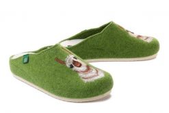 DR. BRINKMANN 320151-71 pistazie, kapcie damskie. Zielone kapcie Dr. Brinkmann, bez wzorów. Za 264.90 zł.