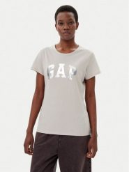 Gap T-Shirt 729555-09 Beżowy Regular Fit. Brązowe t-shirty GAP, xs, bez wzorów, z bawełny, bez kołnierzyka, bez ramiączek. Za 89.99 zł.
