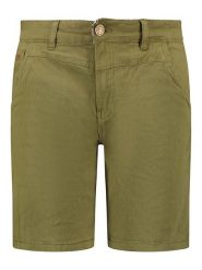 Geographical Norway Szorty "Paxton" w kolorze khaki rozmiar: L. Brązowe szorty Geographical Norway, z aplikacjami, ze skóry, klasyczne. Za 97.05 zł.