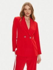 Maryley Marynarka 24EB212/04FI Czerwony Regular Fit. Czerwone marynarki i żakiety Maryley, m, bez wzorów, z syntetyku, bez ramiączek. Za 329.99 zł.
