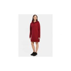 Długa bluza z kapturem Kilpi HEYDEN-W. Czerwone bluzy Kilpi, bez wzorów, sportowe, bez ramiączek, z kapturem. Za 422.05 zł.