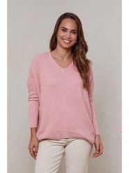 Soft Cashmere Sweter w kolorze jasnoróżowym rozmiar: 38/40. Różowe swetry Soft Cashmere, bez wzorów, z kaszmiru, klasyczne, bez ramiączek. Za 122.96 zł.