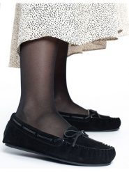 Gooce Skórzane mokasyny "Cordova" w kolorze czarnym rozmiar: 37. Czarne mokasyny Gooce, bez wzorów, z wełny. Za 110.04 zł.