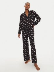 Juicy Couture Piżama Estelle & Nolan JCLPJ224510 Czarny Relaxed Fit. Czarne piżamy Juicy Couture, xs, bez wzorów, z syntetyku, bez kołnierzyka, bez ramiączek. Za 159.99 zł.
