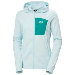 Bluza damska z kapturem Helly Hansen Versalite. Niebieskie bluzy z kapturem Helly Hansen, bez wzorów, z polaru. Za 465.00 zł.