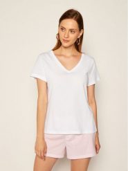 Lauren Ralph Lauren T-Shirt I811527 Biały Regular Fit. Białe t-shirty Lauren Ralph Lauren, xs, bez wzorów, z bawełny, bez kołnierzyka, bez ramiączek. Za 139.99 zł.