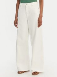 Weekend Max Mara Jeansy Medina 2615131051 Biały Wide Leg. Białe jeansy Weekend Max Mara, bez wzorów, z bawełny. Za 889.99 zł.