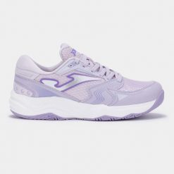 Buty sportowe halowe damskie Joma V.Dynamic 2519. Fioletowe buty sportowe lifestyle Joma, bez wzorów, bez zapięcia, do siatkówki. Za 239.99 zł.