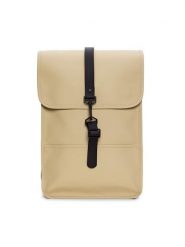Rains Plecak Backpack Mini W3 13020 Beżowy. Brązowe plecaki Rains, bez wzorów, z materiału, bez dodatków. Za 199.99 zł.