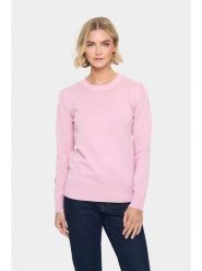SAINT TROPEZ Sweter w kolorze jasnoróżowym rozmiar: M. Różowe swetry Saint Tropez, m, bez wzorów, bez ramiączek. Za 78.99 zł.