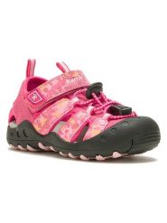 Kamik Sandały turystyczne "Crabprint" w kolorze różowym rozmiar: 23. Różowe sandały Kamik, bez wzorów, z materiału, bez obcasa, bez zapięcia. Za 127.65 zł.