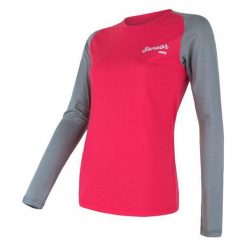 Sensor Koszulka Damska Merino Active Pt Logo Magenta/Szary M. Bielizna termoaktywna damska marki Sensor. W wyprzedaży za 166.00 zł.