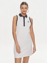 Guess Sukienka codzienna Mylah V4GK02 KBFB2 Biały Bodycon Fit. Białe sukienki Guess, na co dzień, m, z aplikacjami, z syntetyku, bez kołnierzyka, bez ramiączek, bodycon. Za 189.99 zł.