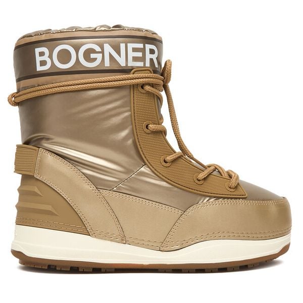 Śniegowce Bogner. Brązowe śniegowce Bogner, bez wzorów, bez zapięcia. Za 1,309.00 zł.
