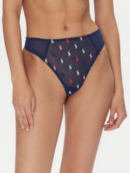 Polo Ralph Lauren Stringi 4P0177 Granatowy. Niebieskie stringi Polo Ralph Lauren, bez wzorów, z syntetyku. Za 139.99 zł.