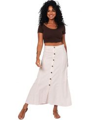 Aller Simplement Spódnica w kolorze białym rozmiar: 36. Białe spódnice Aller Simplement, na co dzień, bez wzorów, maxi, proste. Za 69.99 zł.