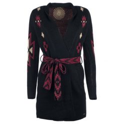 Desigual Sweter Damski Mali L, Czarny. Czarne swetry Desigual, z materiału, z długim rękawem. Za 599.00 zł.