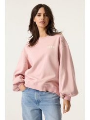 Garcia Bluza w kolorze jasnoróżowym rozmiar: L. Różowe bluzy Garcia, l, bez wzorów, bez ramiączek, bez kaptura. Za 127.65 zł.