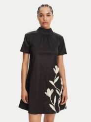 STAUD Sukienka koktajlowa Ilana R25R2208CT Czarny Regular Fit. Czarne sukienki STAUD, m, bez wzorów, z bawełny, wizytowe, bez kołnierzyka, bez ramiączek. Za 1,209.00 zł.