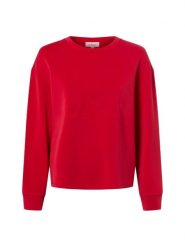 S.Oliver Bluza Kobiety Sztuczne włókno czerwony, 40. Czerwone bluzy bez kaptura S.Oliver, s, bez wzorów, z włókna, bez kaptura. Za 179.95 zł.