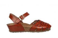 Sandały Yokono Monaco-247 Vaquetill Nuez, Brązowy, Skóra naturalna - 36. Brązowe sandały Yokono, bez wzorów, z materiału, eleganckie, bez obcasa, na koturnie, bez zapięcia. W wyprzedaży za 169.00 zł.